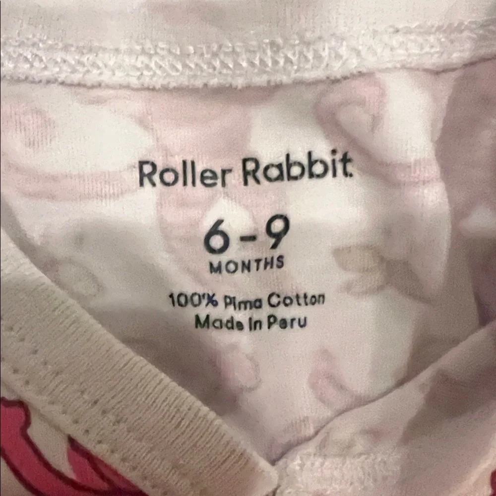 Roller rabbit  Monkey Print Footed One-Piece (6-9 months)